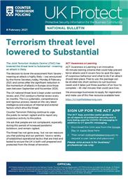 Terrorism Threat Level