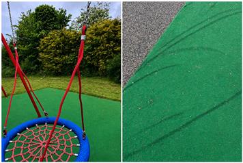Play park - Damage 12th May.
