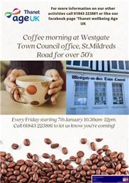 AGE UK - Westgate Coffee Morning for over 50s