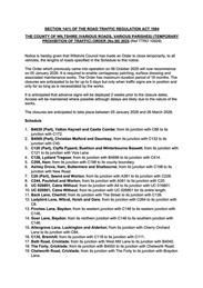 Road Closure Notice