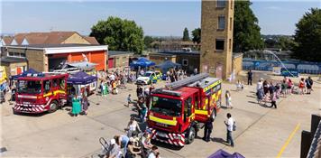 Be Safe With Us free fire safety event