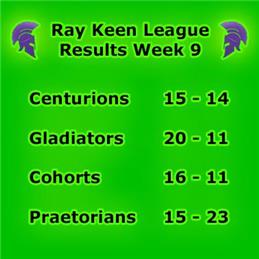 Ray Keen League Week 9