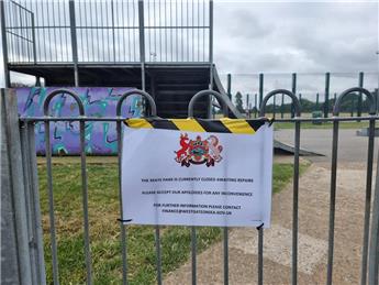 Lymington Road Recreation Ground – Skate Park Closed for Repair