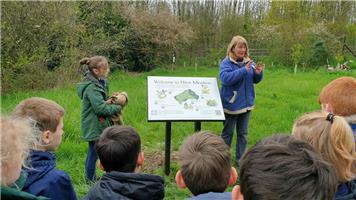Unveiling of the new Hirst Meadow Sign