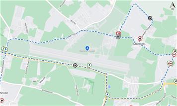 Roadworks on Manston Road & Manston Court Road Manston have been extended