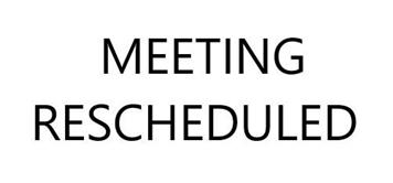 IMPORTANT: Clive PC meeting rescheduled