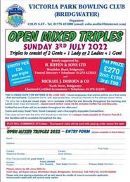 Victoria Park (Bridgwater) Open Triples