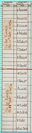 Last 16 of  Men's Championship Dates