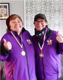 Becky and Caroline win bronze!