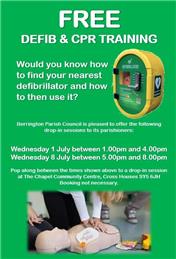 FREE defibrillator training for parishioners