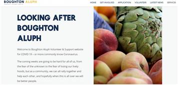 Boughton Aluph Volunteer & Support website for COVID 19