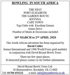 South Africa Bowls Tour