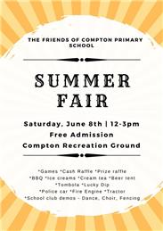 Friends of Compton Primary School Summer Fair - Saturday 8th June