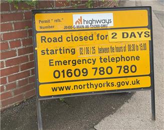 Knaresborough Road Closure, But Not For Long
