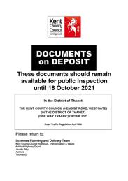 Article 3: Has Made Document Amendment 15 & One Way Traffic - Thanet