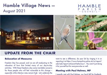 Hamble Village Newsletter - August 2021