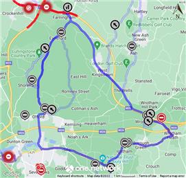 Temporary Road Closure - A225 Station Road, Otford - 30th July 2022 for 3 days