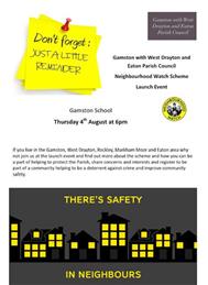 Neighbourhood Watch Launch Event