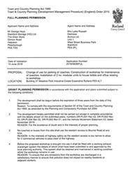 2019/0629/FUL Decision Notice