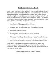 Residents' Questionnaire