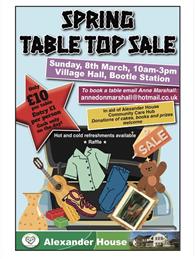 Spring Table Top Sale