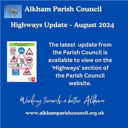 Alkham Parish Council- Highways Update August 2024