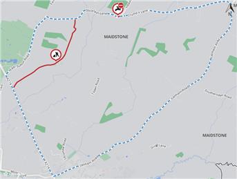 South East Water - Temporary Road Closure - Crumps Lane, Ulcombe - 20th January 2025 for up to 3 days