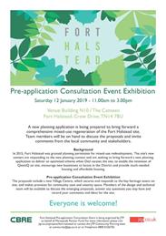 Fort Halstead Pre-application Consultation Event Exhibition