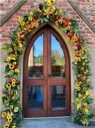 CHAPEL LOOKING BEAUTIFUL FOR HARVEST