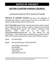 Councillor Vacancy