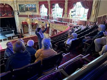 ROYAL VISIT FOR HISTORY GROUP