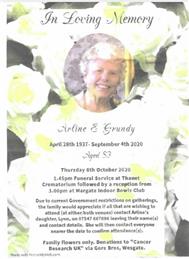 Arline Grundy April 28th 1937 - September 4th 2020