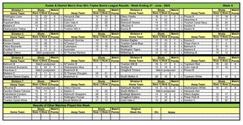 Exeter & District over 60s men's triples league
