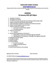HPC Meeting 12/01/21 @7:30pm