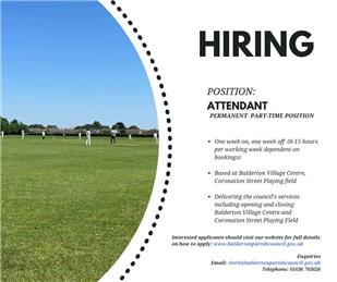 Attendant Job Vacancy