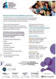 Rutland Community Wellbeing Service