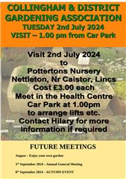 Visit to Pottertons Nursery