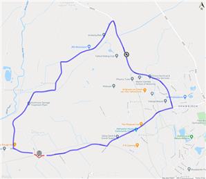 Temporary Road Closure along Meadow Drive Junction To Admaston Junction, Allscott