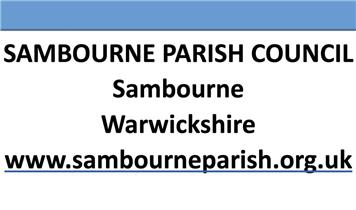Sambourne Parish Council Agenda Tuesday  9th July 2024
