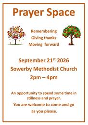 PRAYER SPACE 21 SEPTEMBER 2026