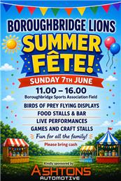 2026 Summer Fete Sunday 7 June 11am - 4pm