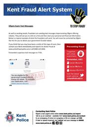 Kent Fraud Alert System