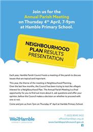 Join us for the Annual Parish Meeting on Thursday