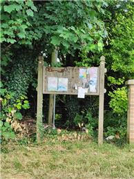 Community Noticeboards renovated by local group