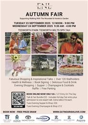 2025 Eat Nourish Love Autumn Fair 23 & 24 September – Listing Request In support of Walking with the Wounded and Horatio’s Garden