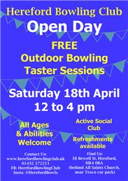 Open Day - Saturday 18th April