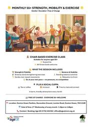 Over 55s Mobility, Strength & Balance Class