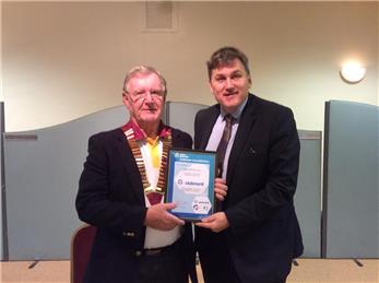 MP PRESENTS CLUBMARK CERTIFICATE