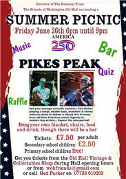 Friends of Washington Old Hall Summer Picnic Friday 26 June
