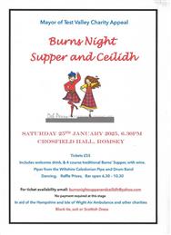 Burns Night Supper and Ceilidh